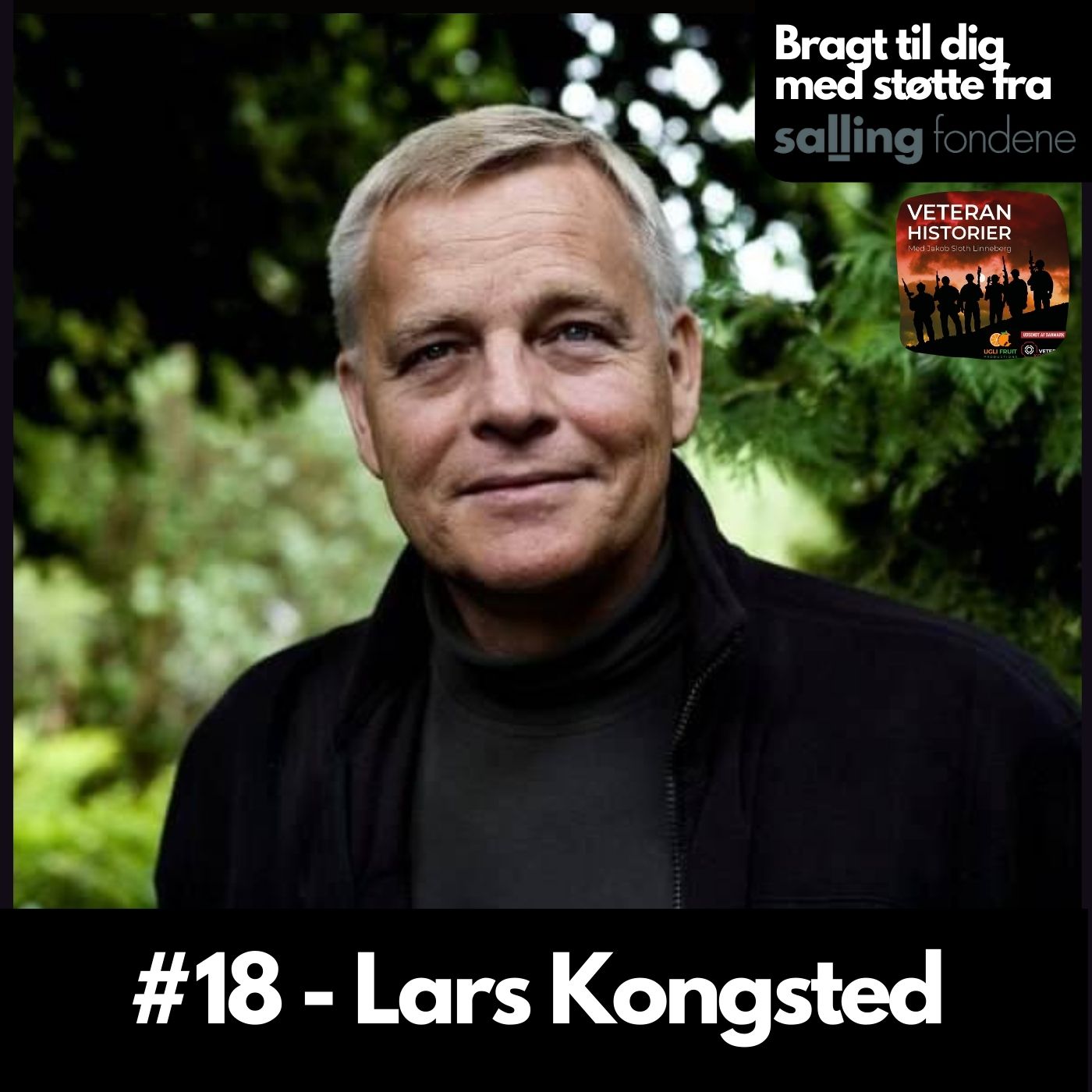 Forside til podcast Veteranhistorier med Lars Kongsted